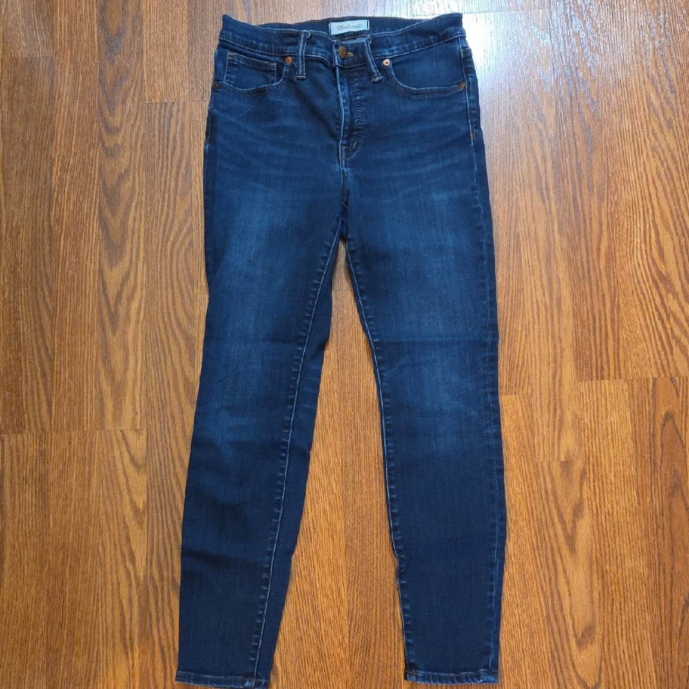 Madewell Women's Deep Blue Skinny Jeans